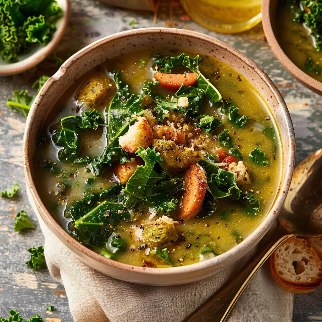 creamy kale soup
