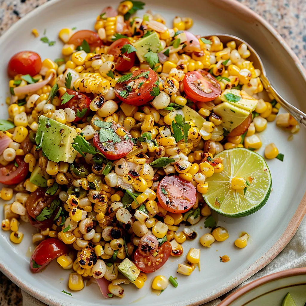 Easy Oven Roasted Corn Salad Fresh Flavorful Delicious