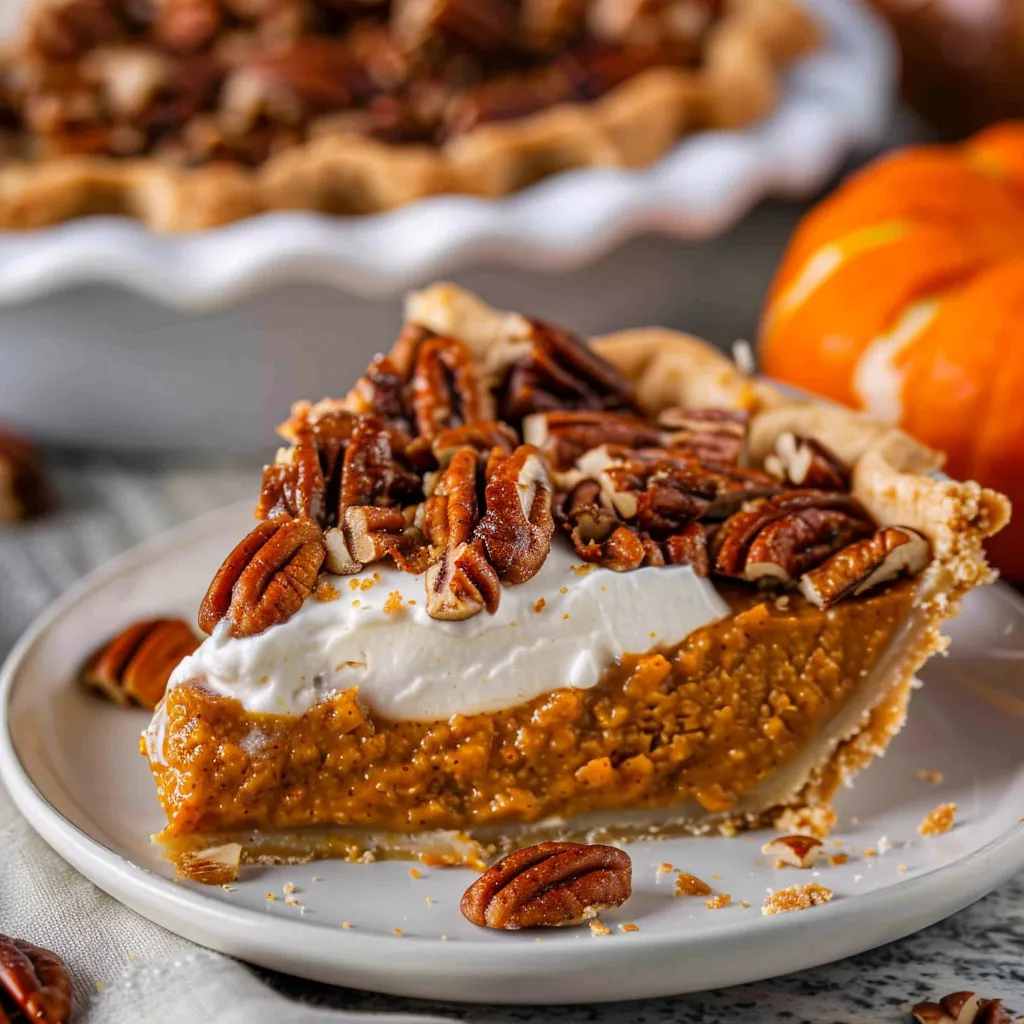 pecan pumpkin cream pie