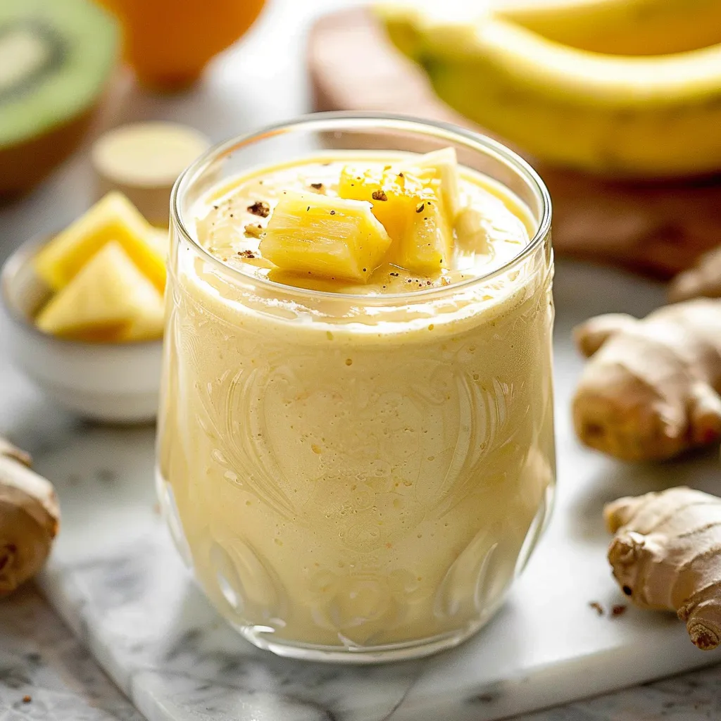 pineapple ginger smoothie