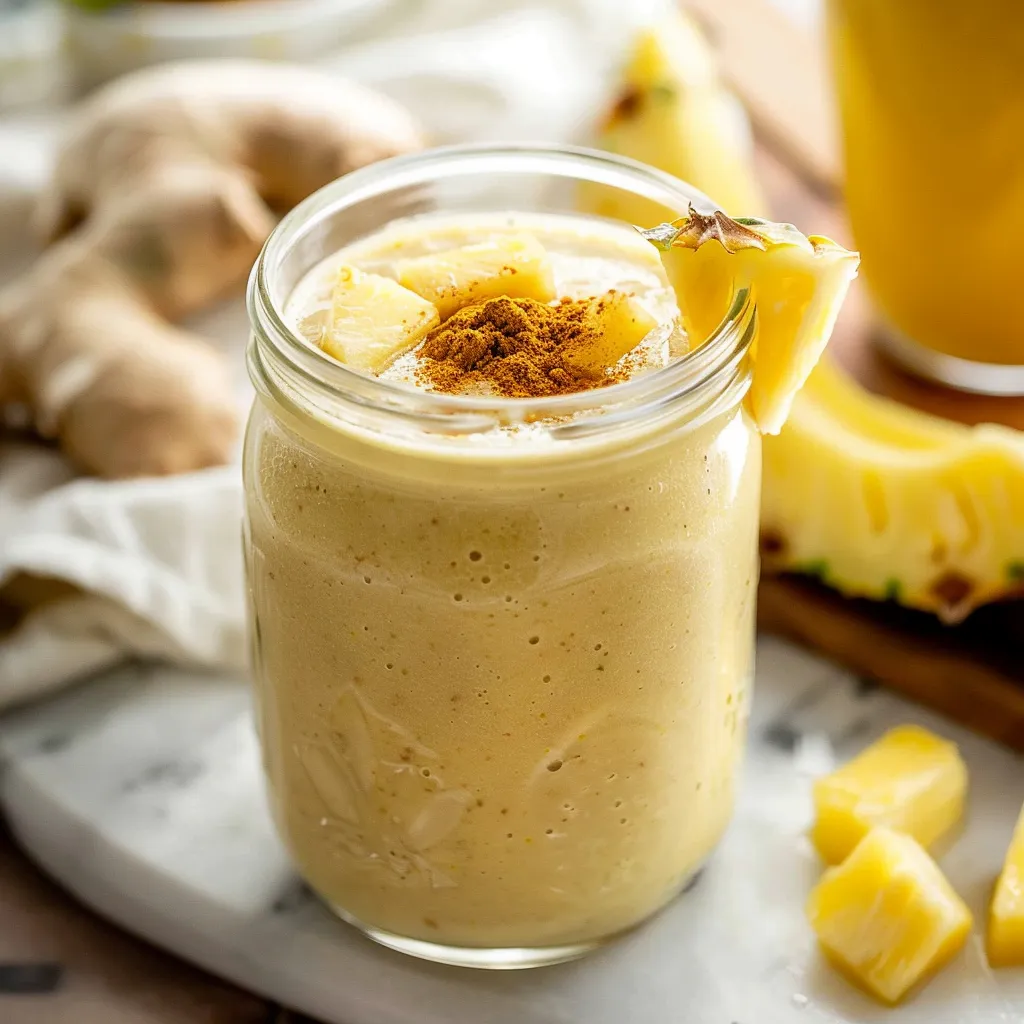 pineapple ginger smoothie