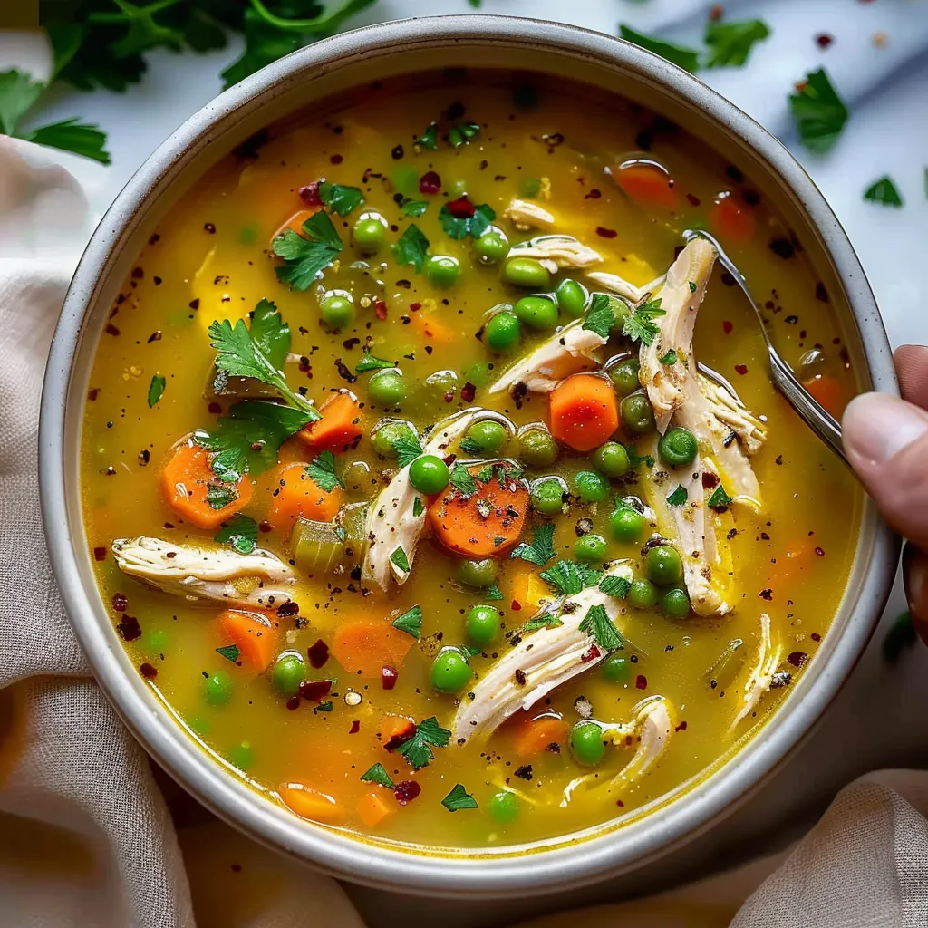 Anti-Inflammatory Turmeric Chicken Soup