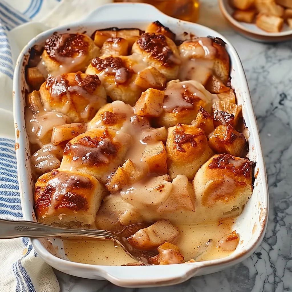 Apple Cinnamon Rolls With apple pie filling