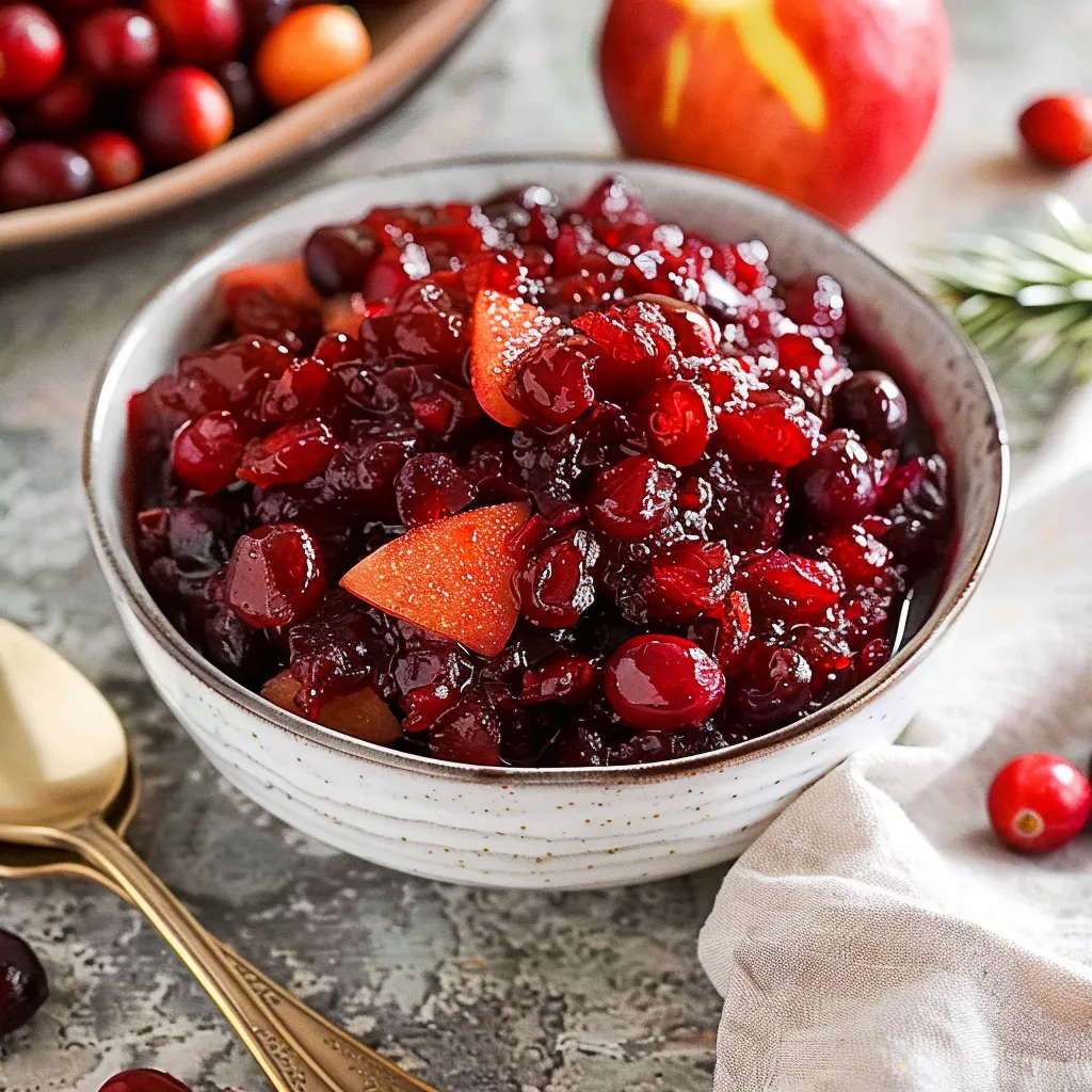 Delicious Apple Cranberry Sauce Recipe for Holiday Tables