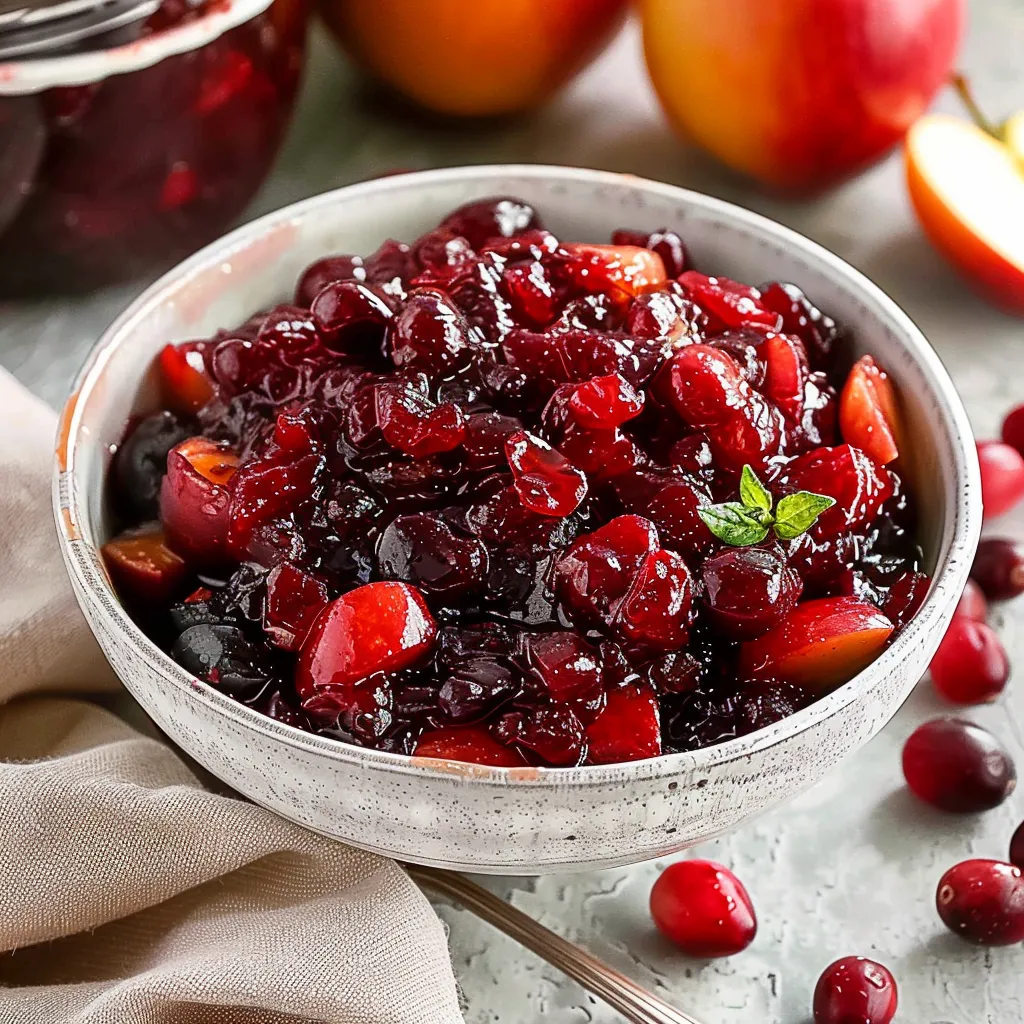 Apple Cranberry Sauce