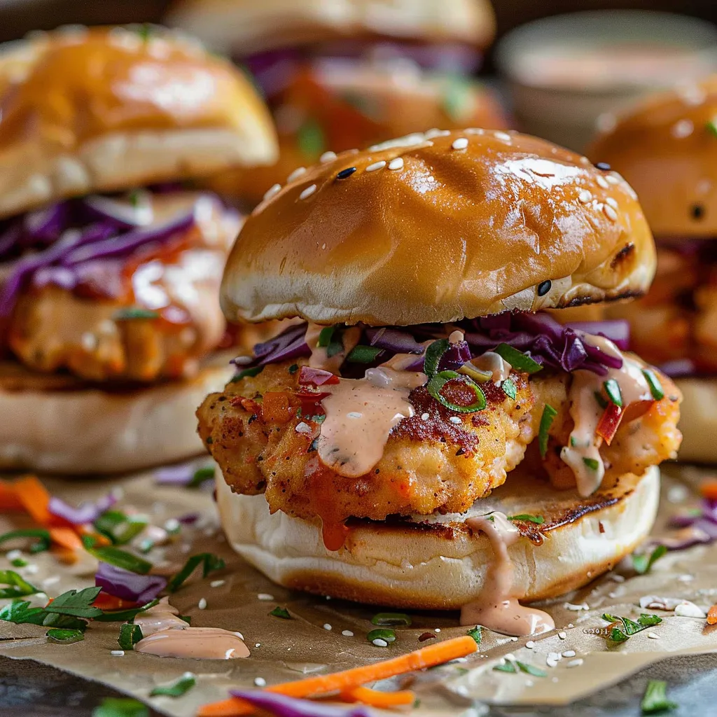 Bang Bang Chicken Sliders