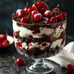 Black Forest Trifle for Christmas