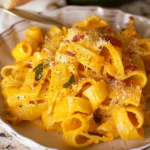 Brown Butter Pumpkin Alfredo Pasta