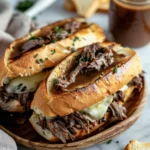 CROCKPOT FRENCH DIP SANDWICHES