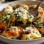 Cheesy Spinach and Ricotta Dumplings