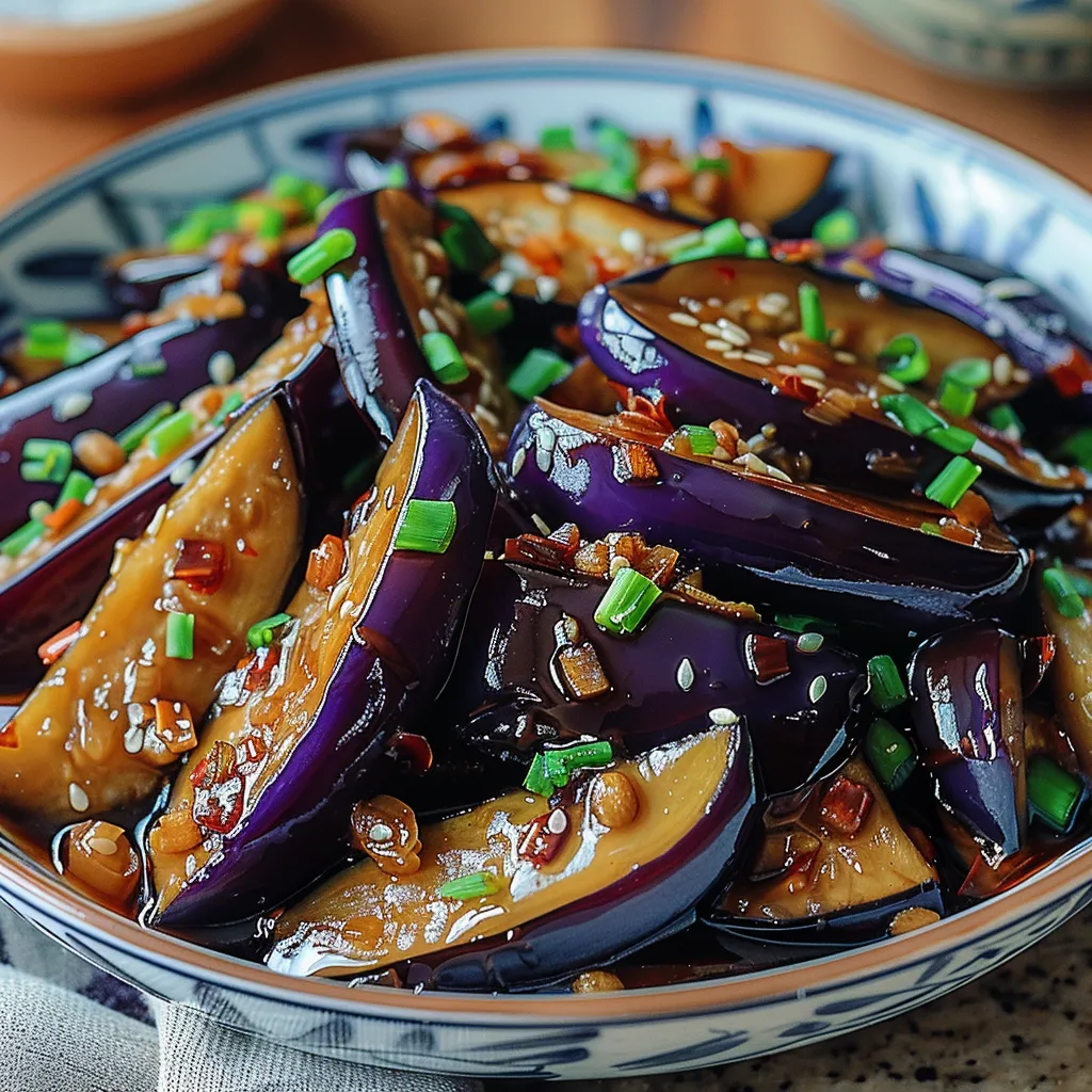 Chinese Eggplant with Garlic Sauce