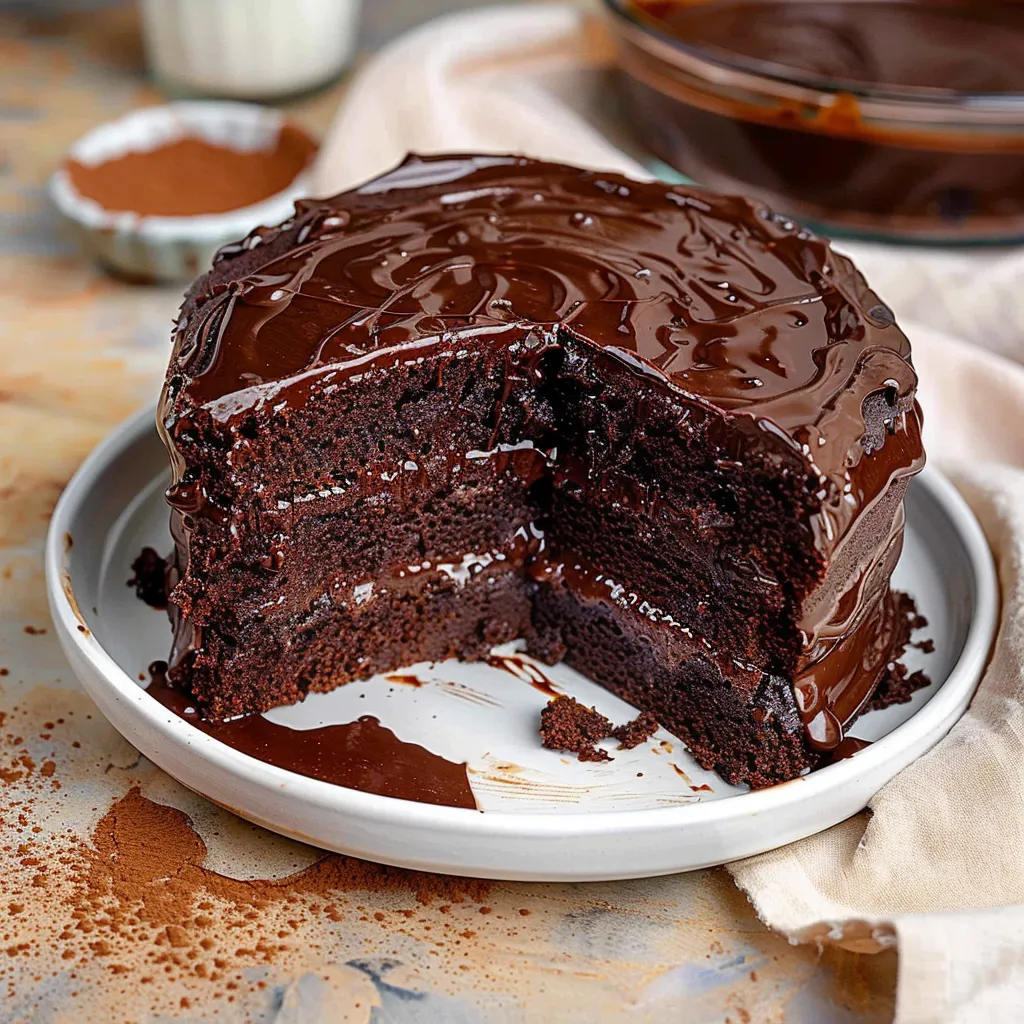 Decadent Chocolate Fudge Cake Indulge in Blissful Delights
