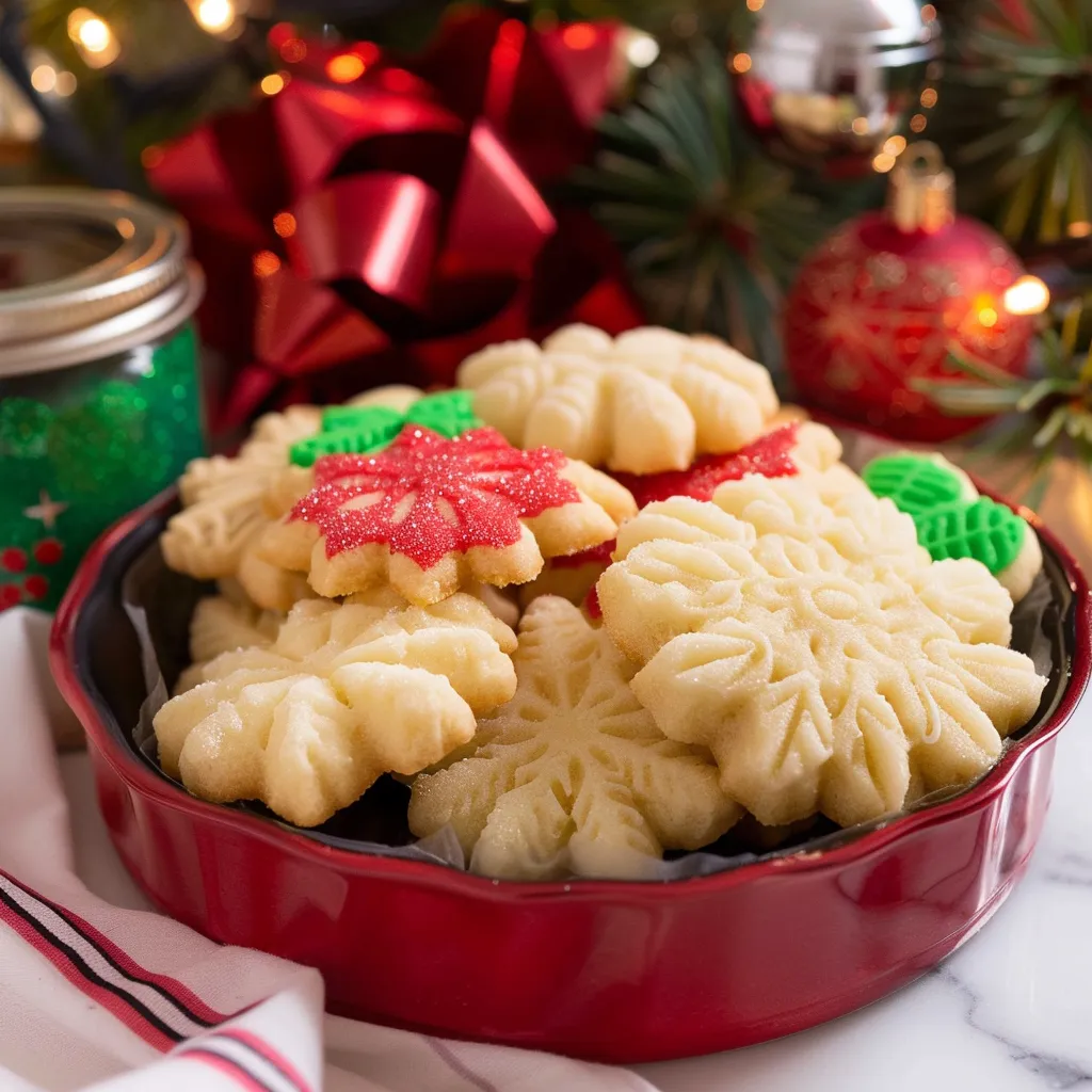 Christmas Spritz Cookies