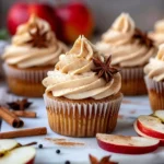 Cinnamon Apple Cider Cupcakes