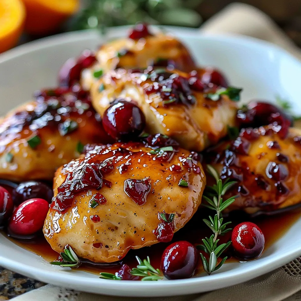 Delicious Cranberry Orange Chicken Easy Flavorful Recipe