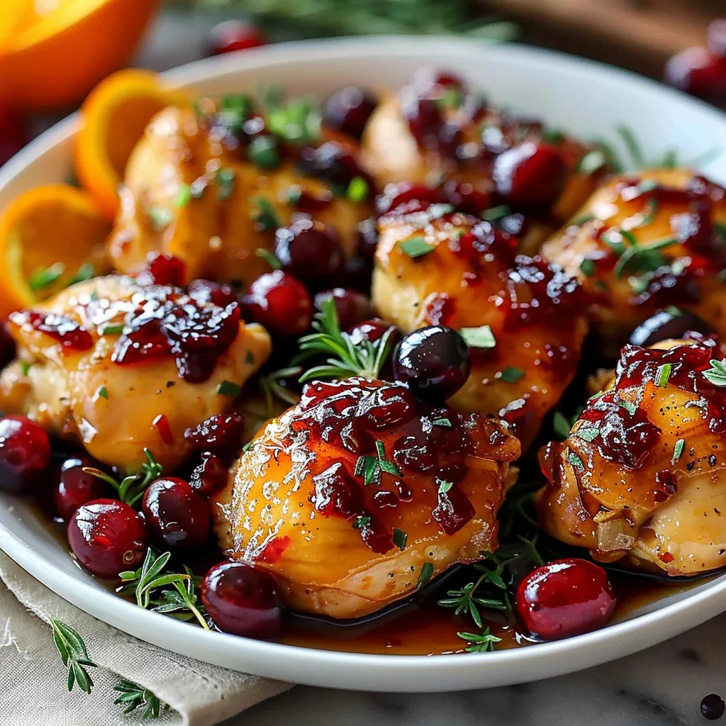 Cranberry Orange Chicken