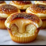 Delicious Vanilla Bean Crème Brûlée Cheesecake Cupcakes