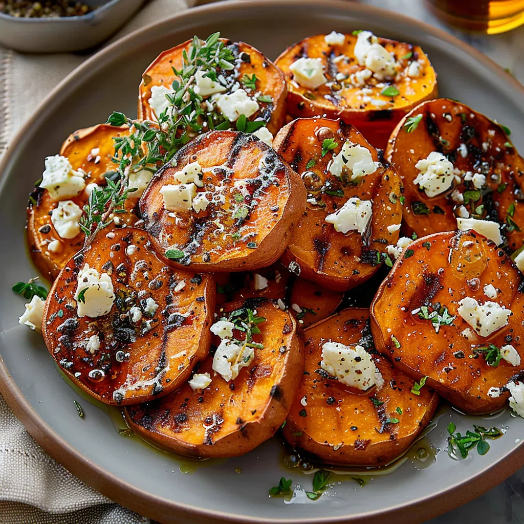 Irresistible Feta Sweet Potato Rounds Quick Delicious Bites