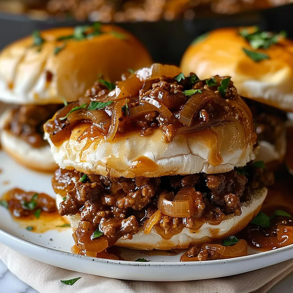 Irresistible French Onion Beef Sloppy Joes for Flavor Lovers