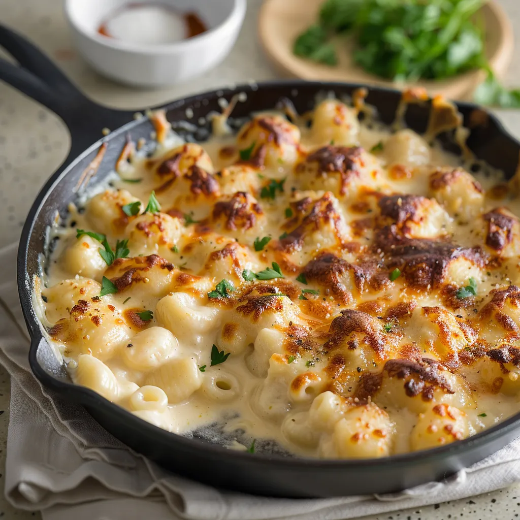 Gnocchi Mac and Cheese Skillet