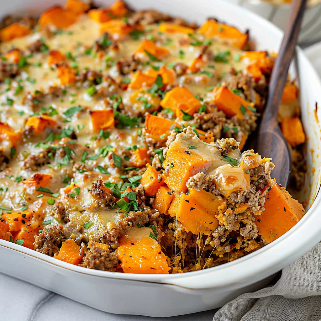 Delicious Ground Turkey And Sweet Potato Casserole Recipe