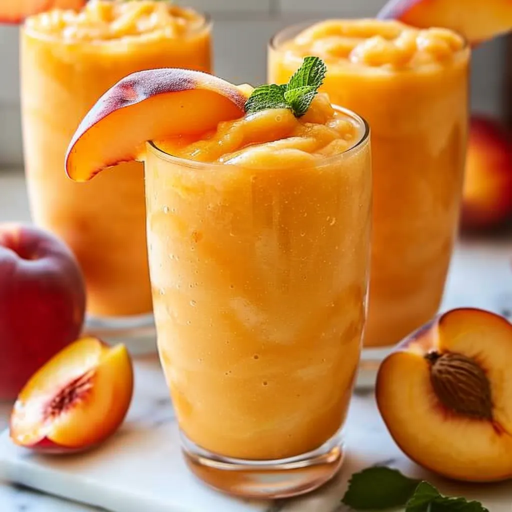 Ultimate Homemade Peach Slurpee Recipe Refreshing Easy