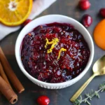 Homemade Cranberry Orange Sauce