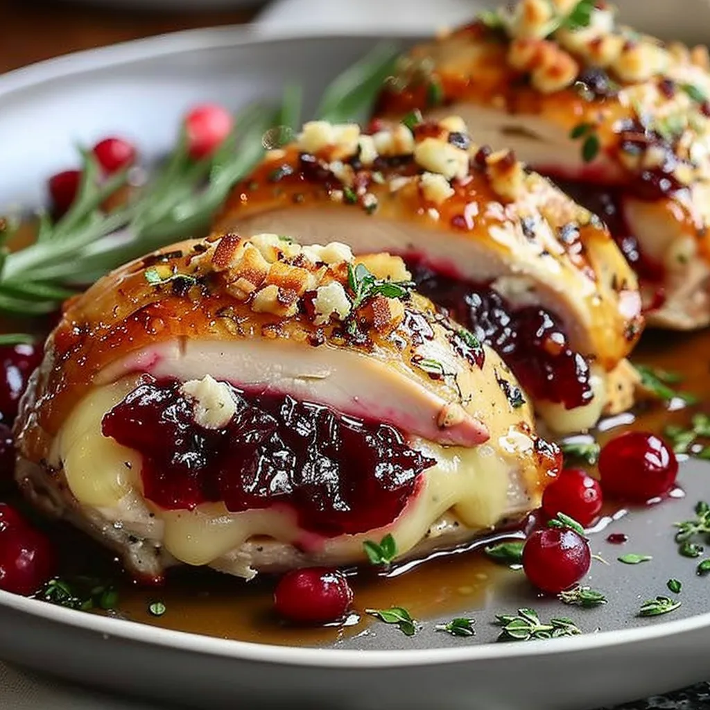 Delicious Cranberry Brie Stuffed Chicken Recipe to Impress