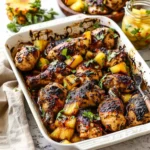 Jamaican Pineapple Jerk Chicken Bake