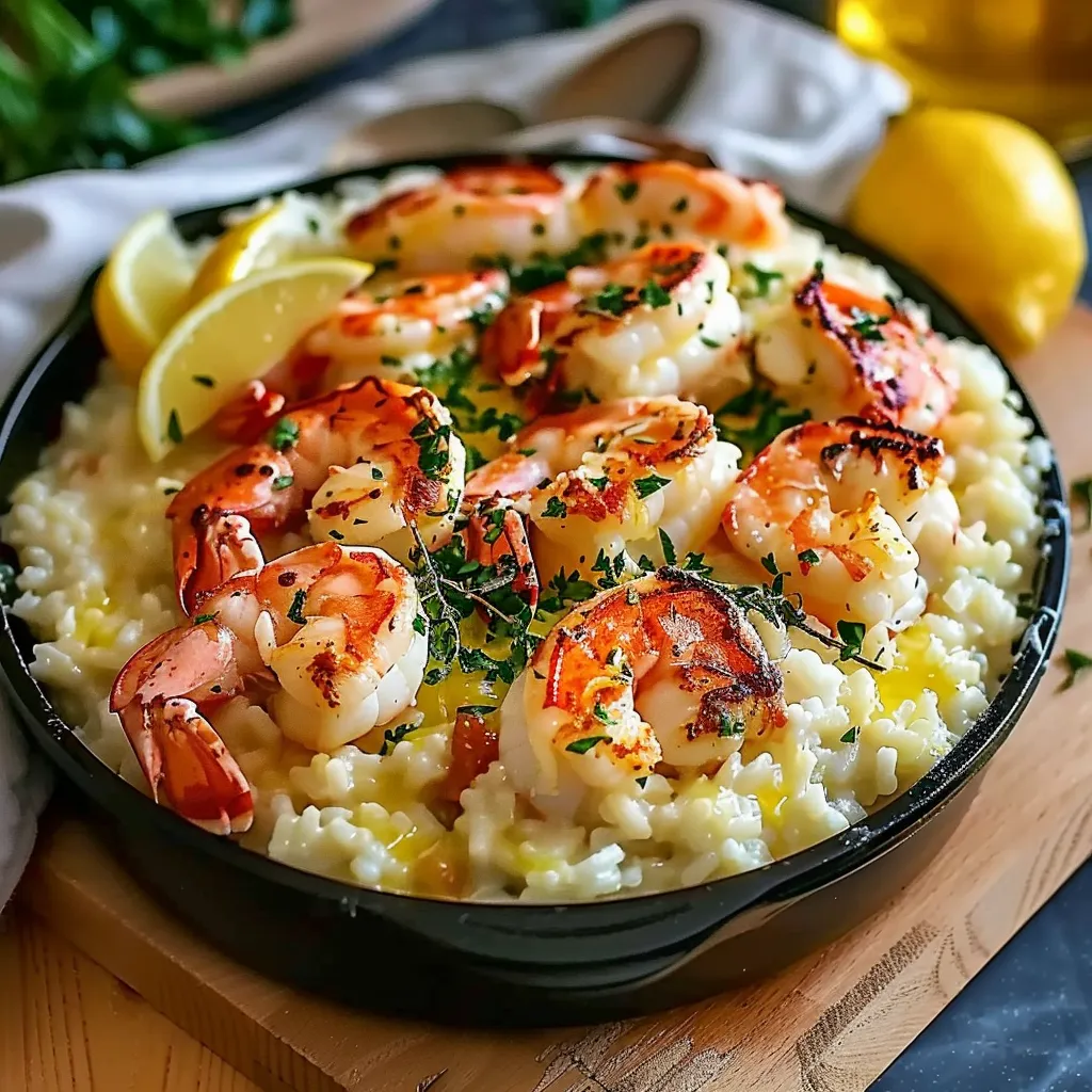 Lemon Butter Lobster Risotto