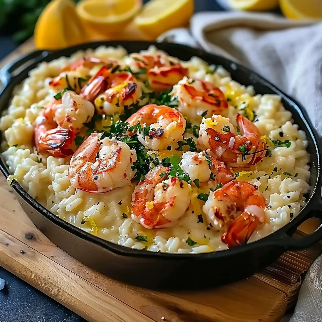 Lemon Butter Lobster Risotto Decadent Flavorful Delight
