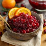 No Sugar Orange Cranberry Sauce