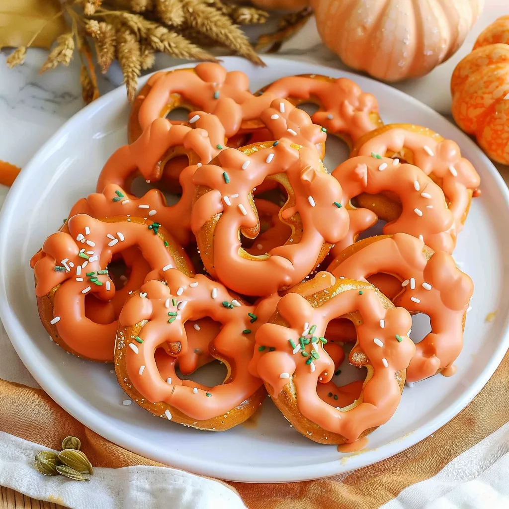 Delicious Pretzel Pumpkins Irresistible Fall Treats Await