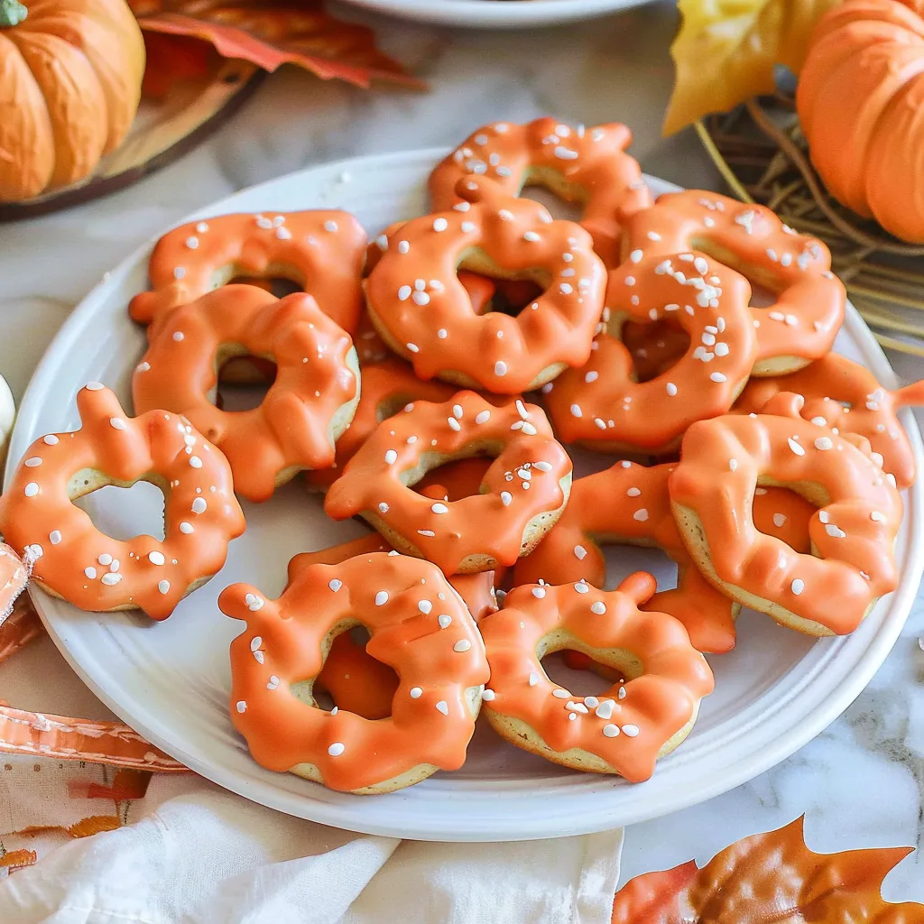 Pretzel Pumpkins