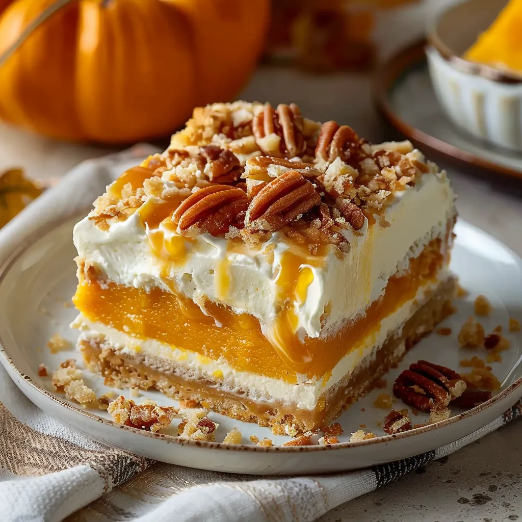 Pumpkin Delight with Creamy Layers