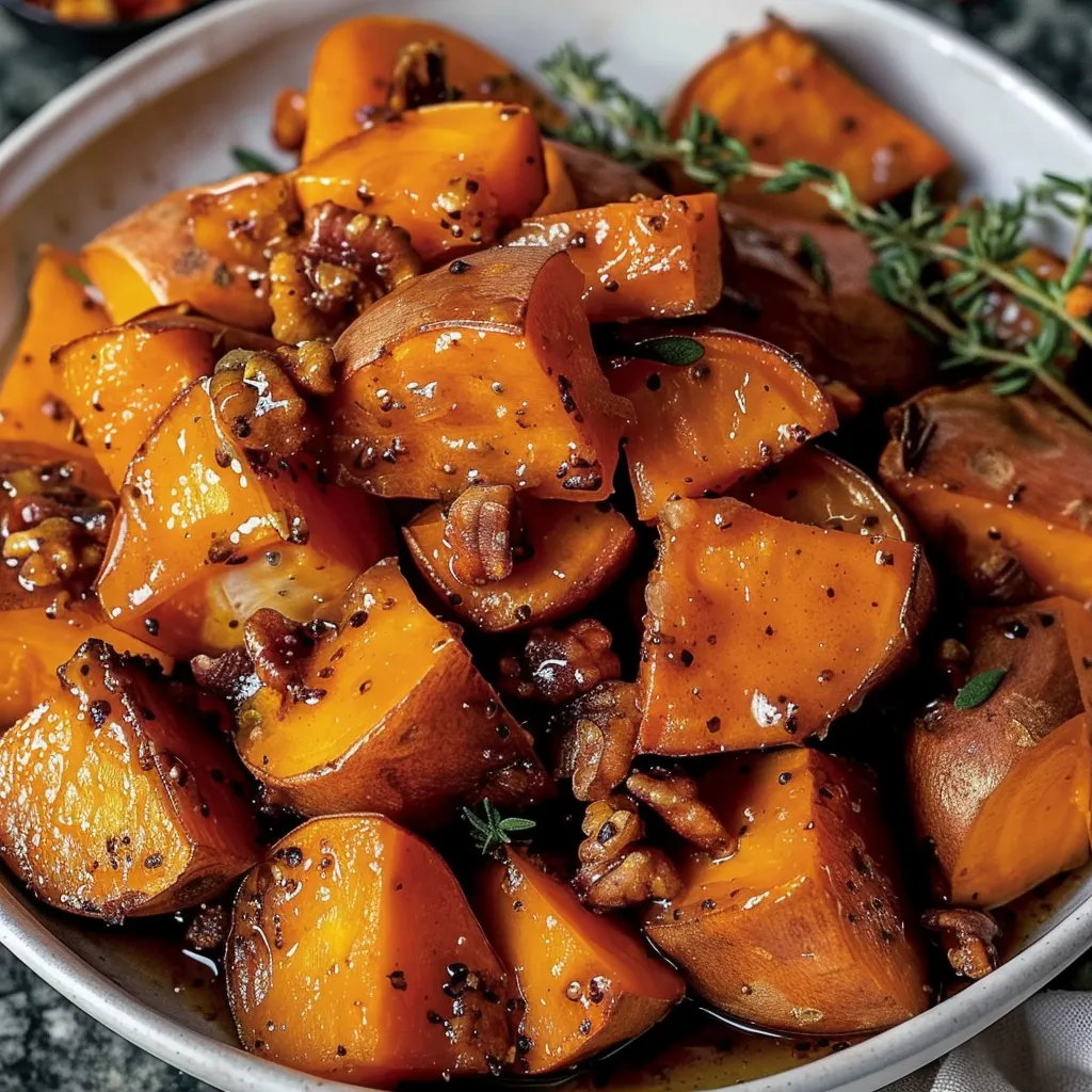 Irresistibly Delicious Roasted Sweet Potatoes with Cinnamon
