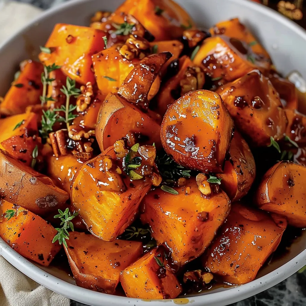 Roasted Sweet Potatoes with Cinnamon