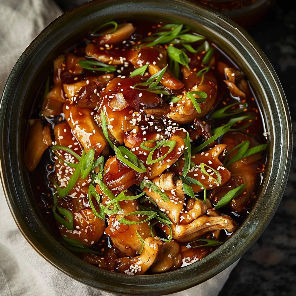 SLOW COOKER HONEY SESAME CHICKEN