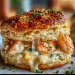 Shrimp and Crab Nacho Biscuit Melts