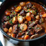 Slow Cooker Beef Bourguignon