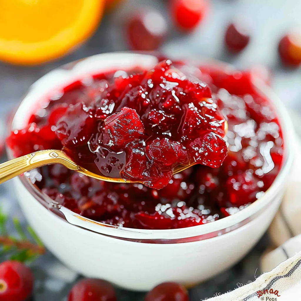 Delicious Spiced Cranberry Sauce Recipe for Holiday Feasts
