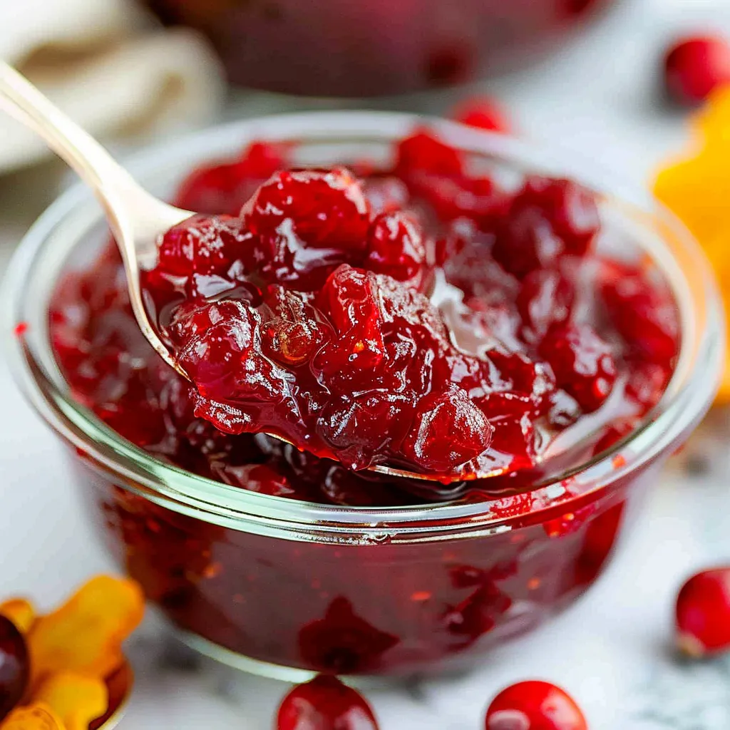Spiced Cranberry Sauce