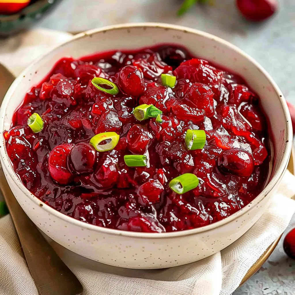 Irresistible Spiced Cranberry Sauce Recipe for Holiday Feast