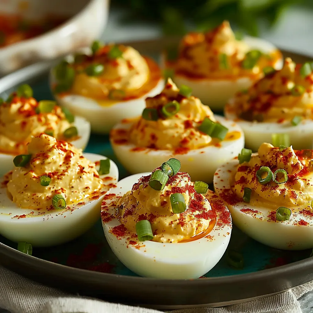 Zesty Spicy Bayou Deviled Eggs A Bold Twist on Tradition