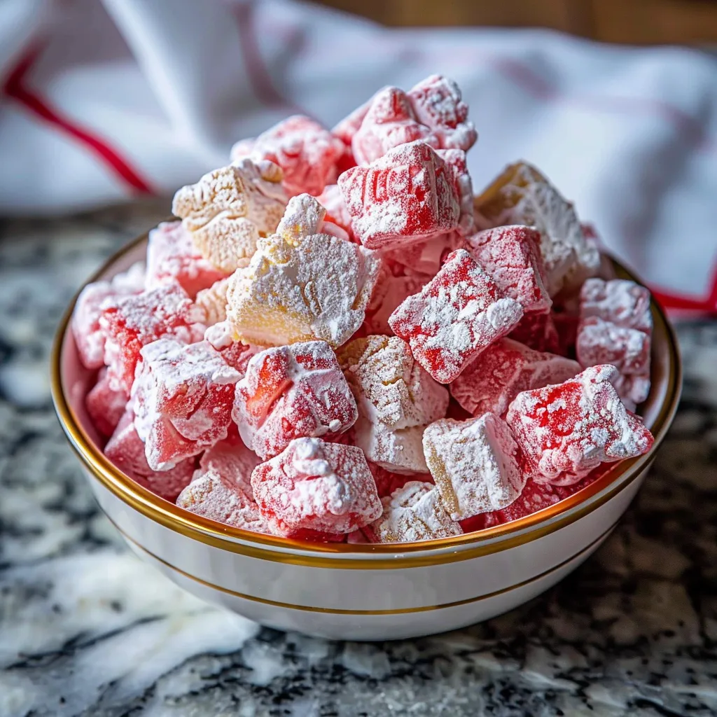 Strawberry Shortcake Puppy Chow
