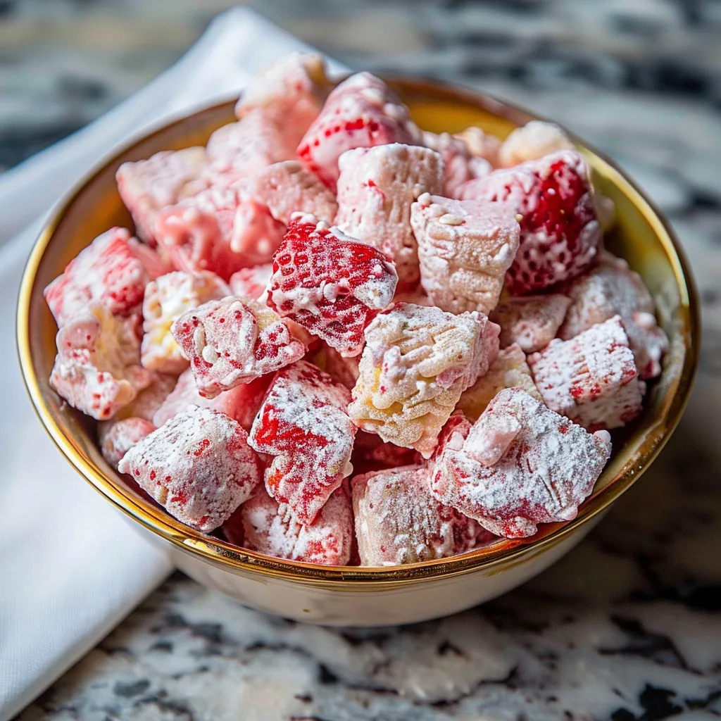 Strawberry Shortcake Puppy Chow