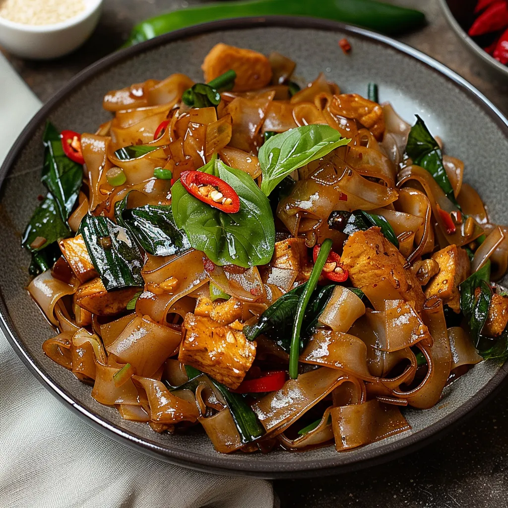 Street Style Thai Drunken Noodles