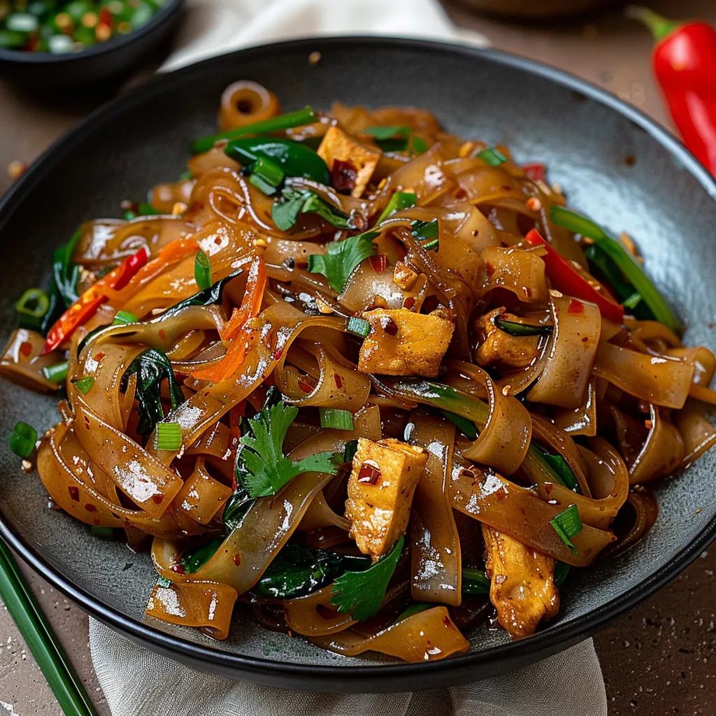 Bold Thai Drunken Noodles Irresistible Street Style Recipe