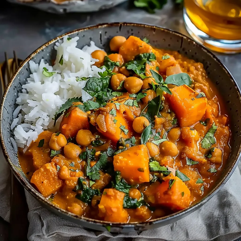 Savory Sweet Potato Chickpea Curry A Flavorful Delight