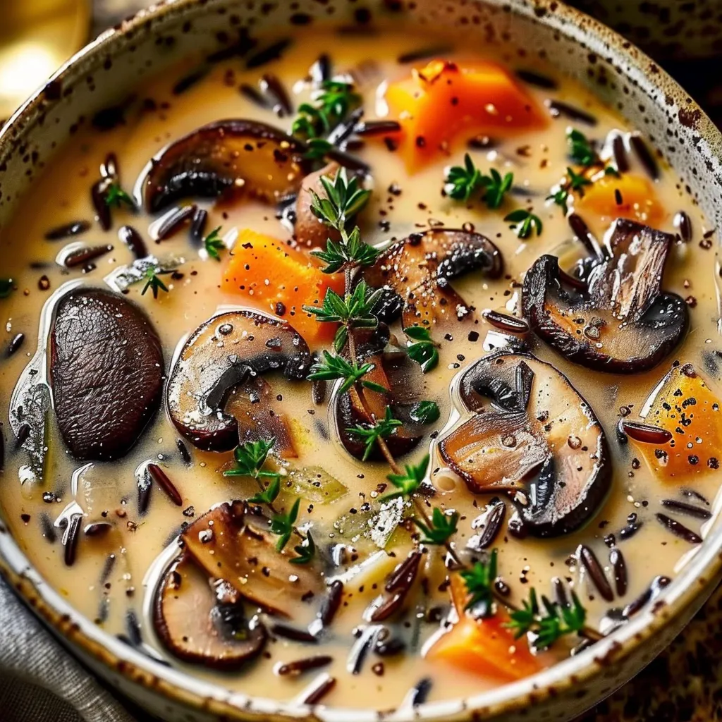 Wild Rice Mushroom Soup